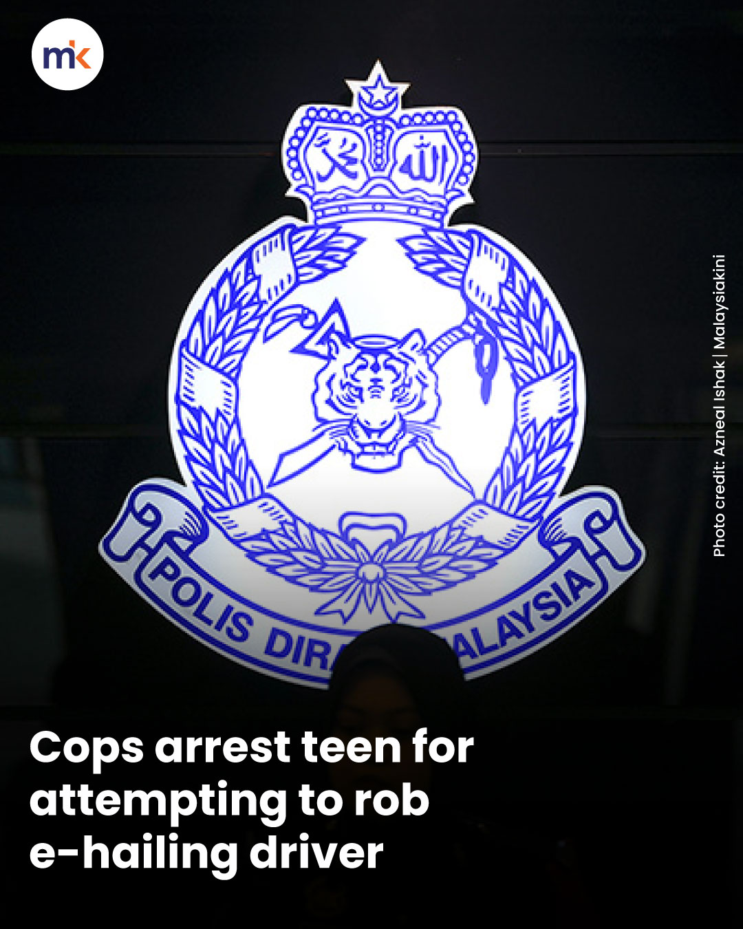 Cops arrest teen for attempting to rob e-hailing driver
