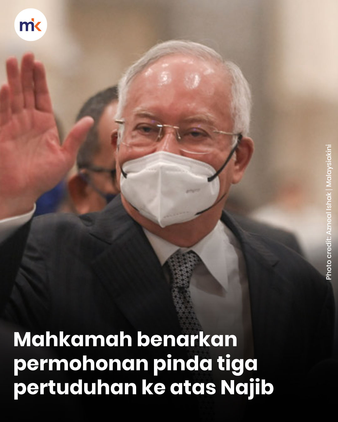 Mahkamah benarkan permohonan pinda tiga pertuduhan ke atas Najib