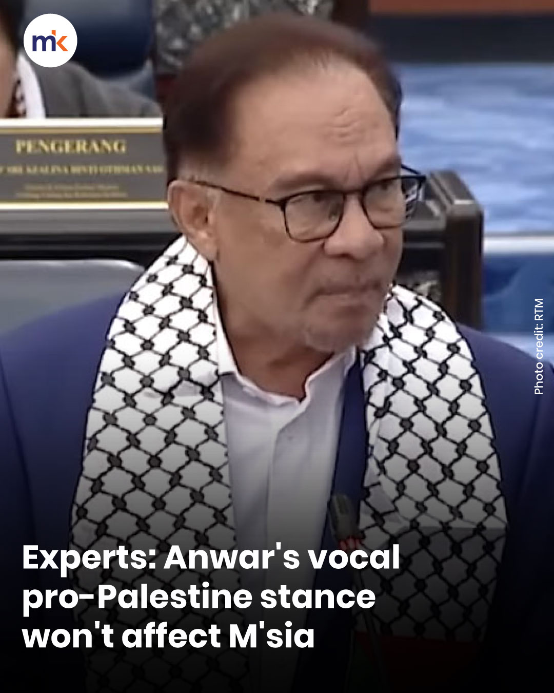 Experts: Anwar's vocal pro-Palestine stance won't affect M'sia