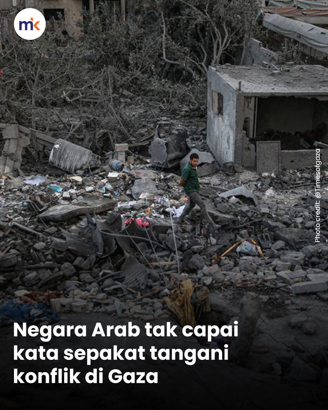 Negara Arab tak capai kata sepakat tangani konflik di Gaza