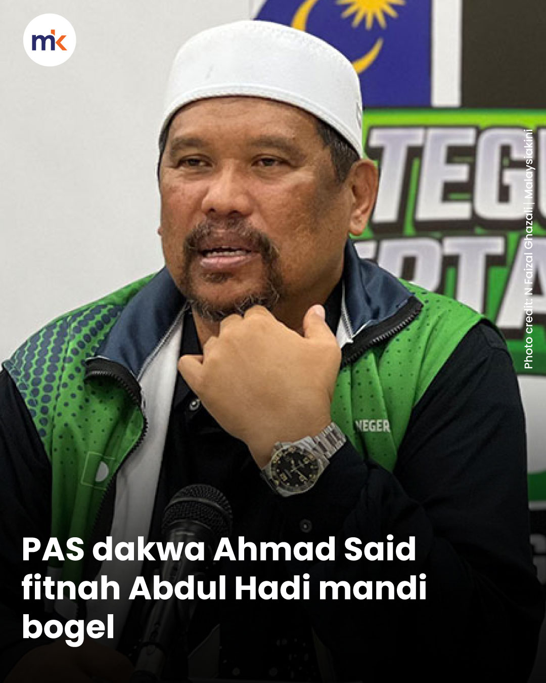 PAS dakwa Ahmad Said fitnah Abdul Hadi mandi bogel