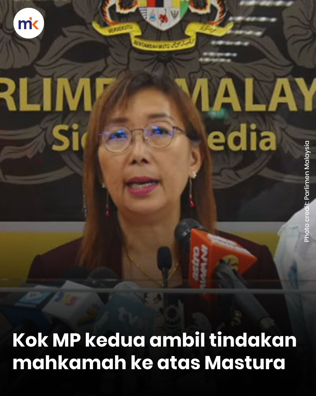 Kok MP kedua ambil tindakan mahkamah ke atas Mastura