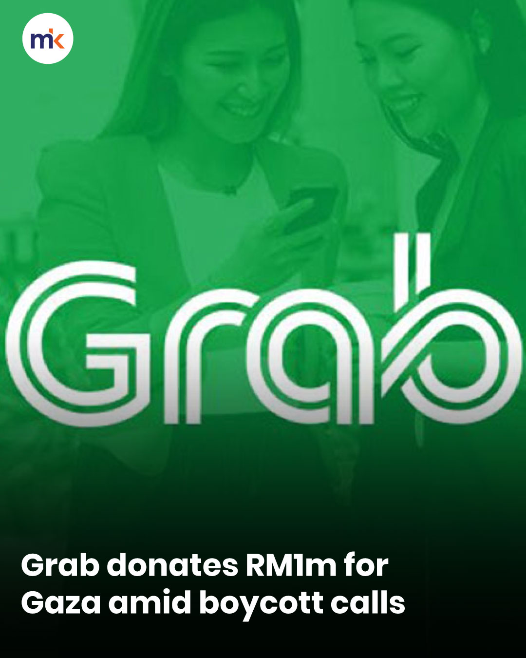 Grab donates RM1m for Gaza amid boycott calls