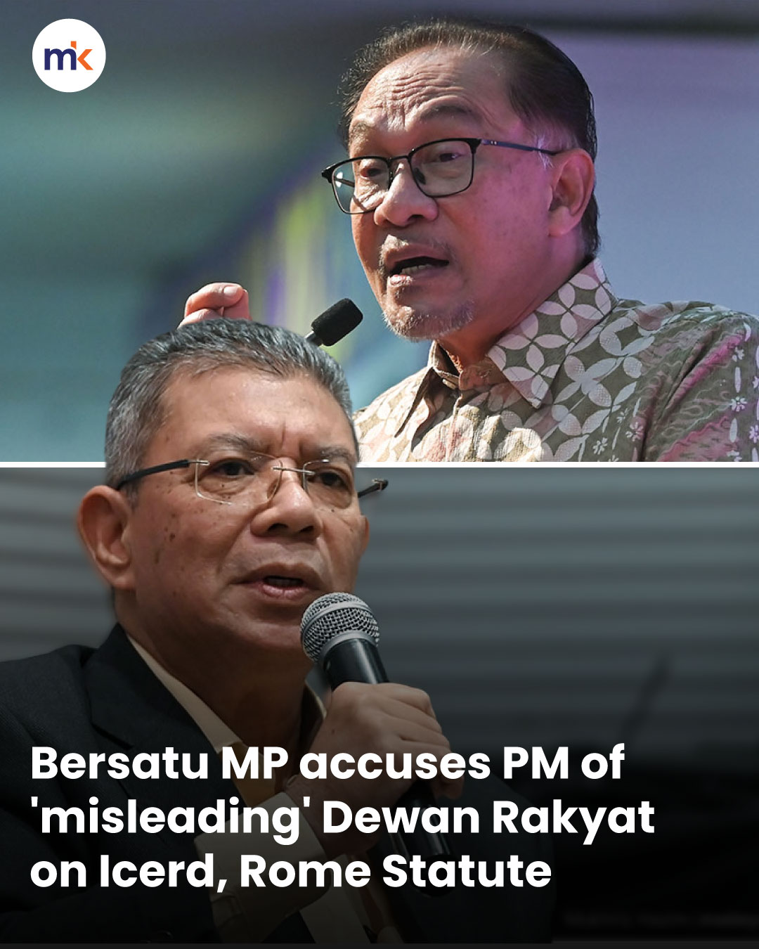 Bersatu MP accuses PM of 'misleading' Dewan Rakyat on Icerd, Rome Statute
