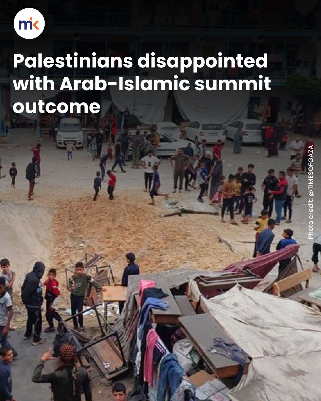 Palestinians disappointed with Arab-Islamic summit outcome