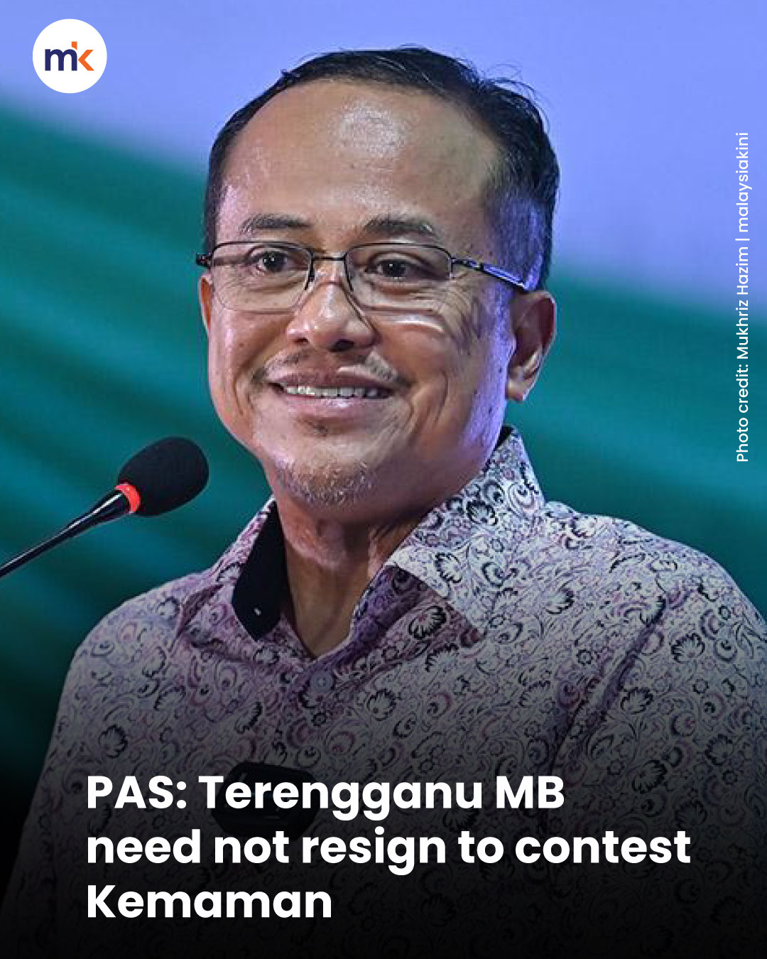 PAS: Terengganu MB need not resign to contest Kemaman
