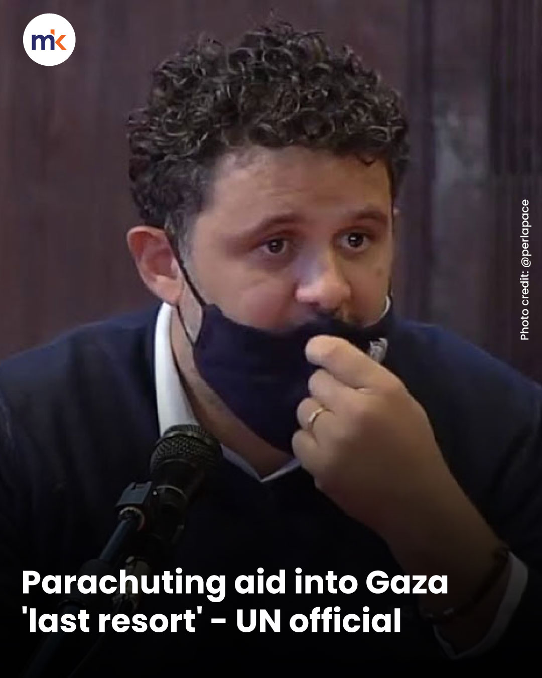 Parachuting aid into Gaza 'last resort' - UN official