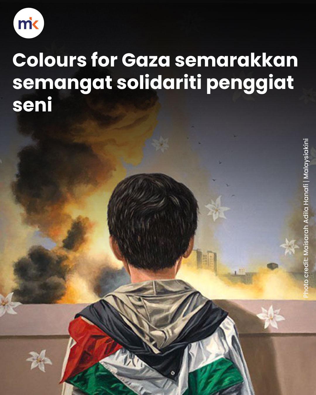 Colours for Gaza semarakkan semangat solidariti penggiat seni