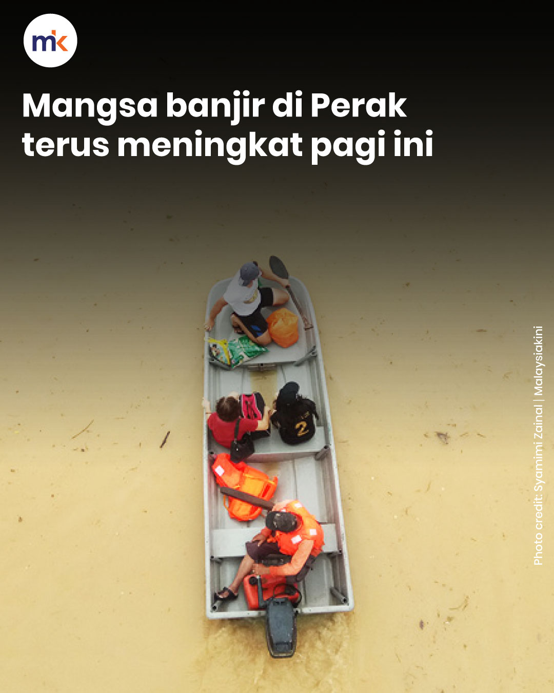Mangsa banjir di Perak terus meningkat pagi ini