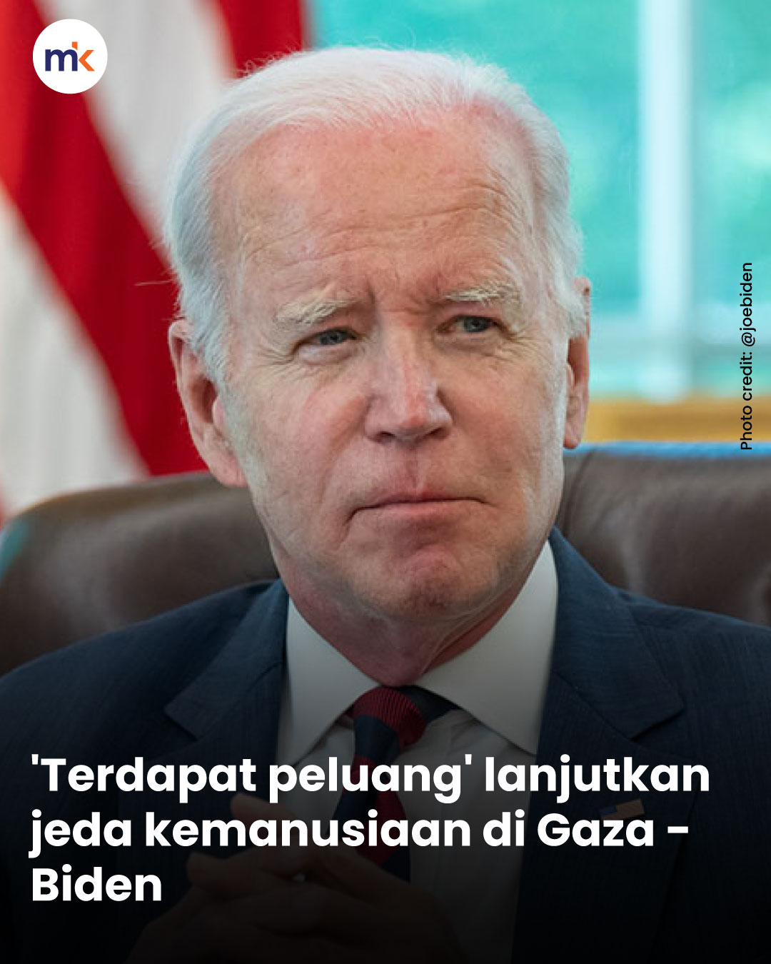 'Terdapat peluang' lanjutkan jeda kemanusiaan di Gaza - Biden