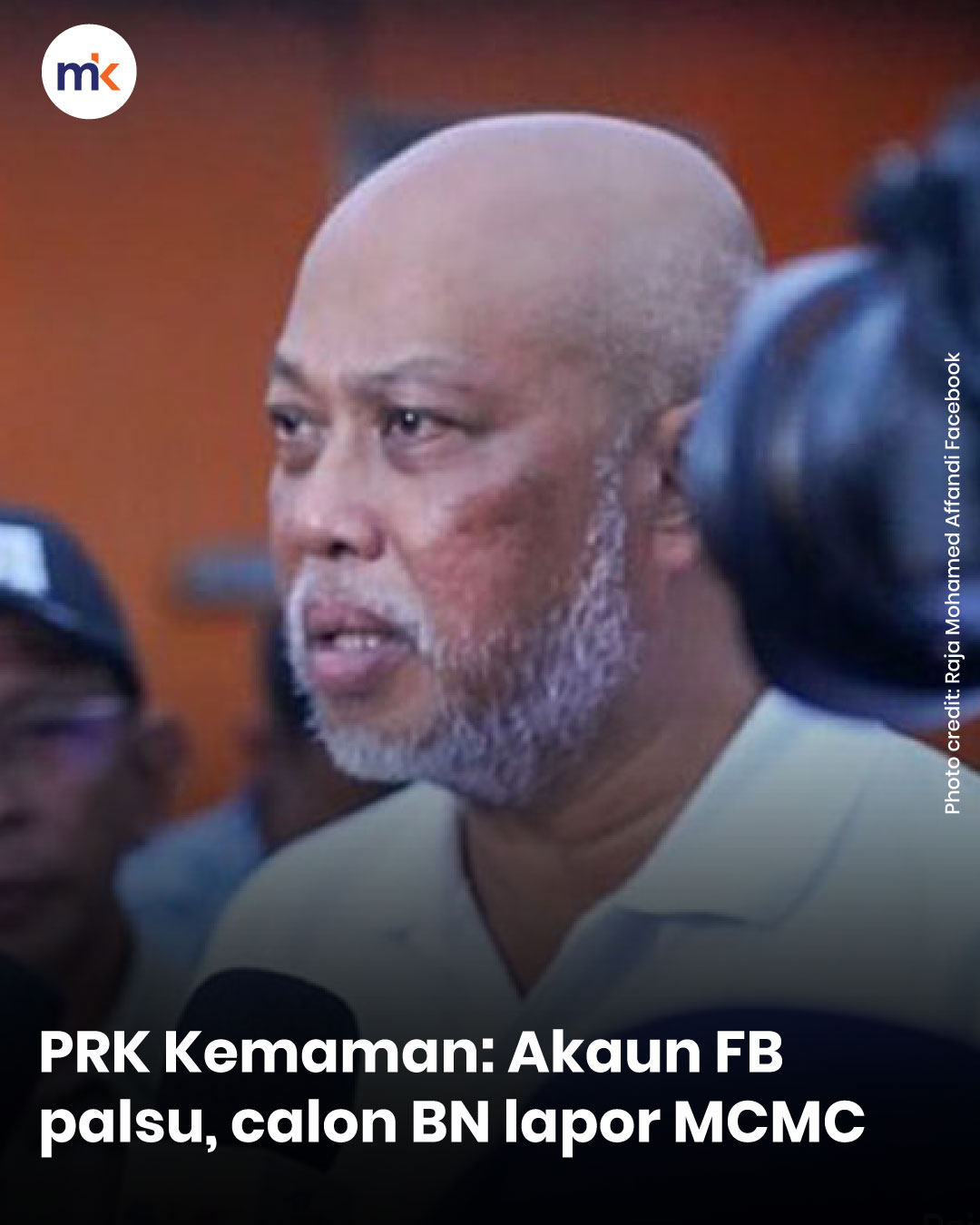 PRK Kemaman: Akaun FB palsu, calon BN lapor MCMC
