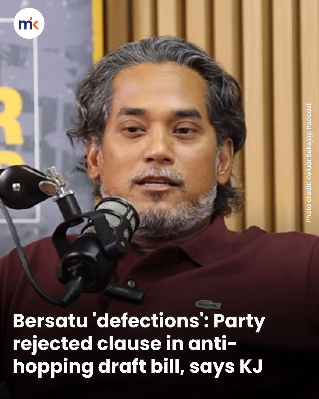 Bersatu 'defections': Party rejected clause in anti-hopping draft bill, says KJ