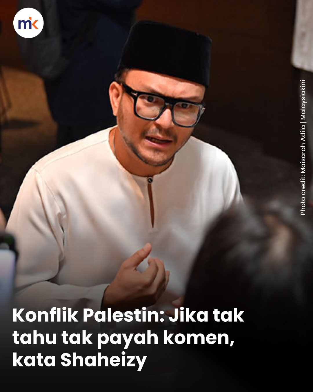 Konflik Palestin: Jika tak tahu tak payah komen, kata Shaheizy