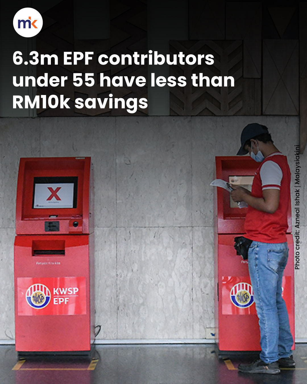 6.3m EPF contributors under 55 have less than RM10k savings
