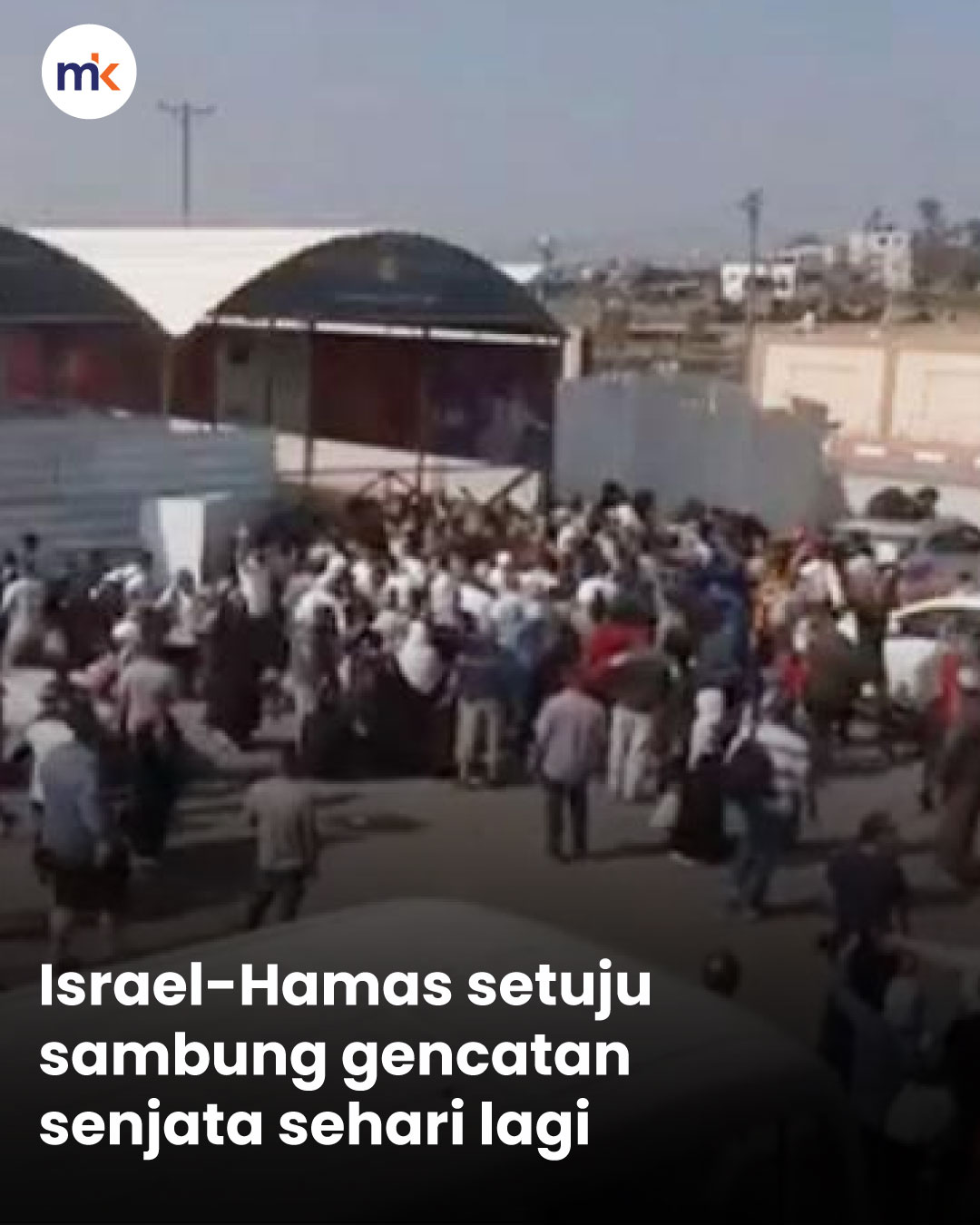 Israel-Hamas setuju sambung gencatan senjata sehari lagi