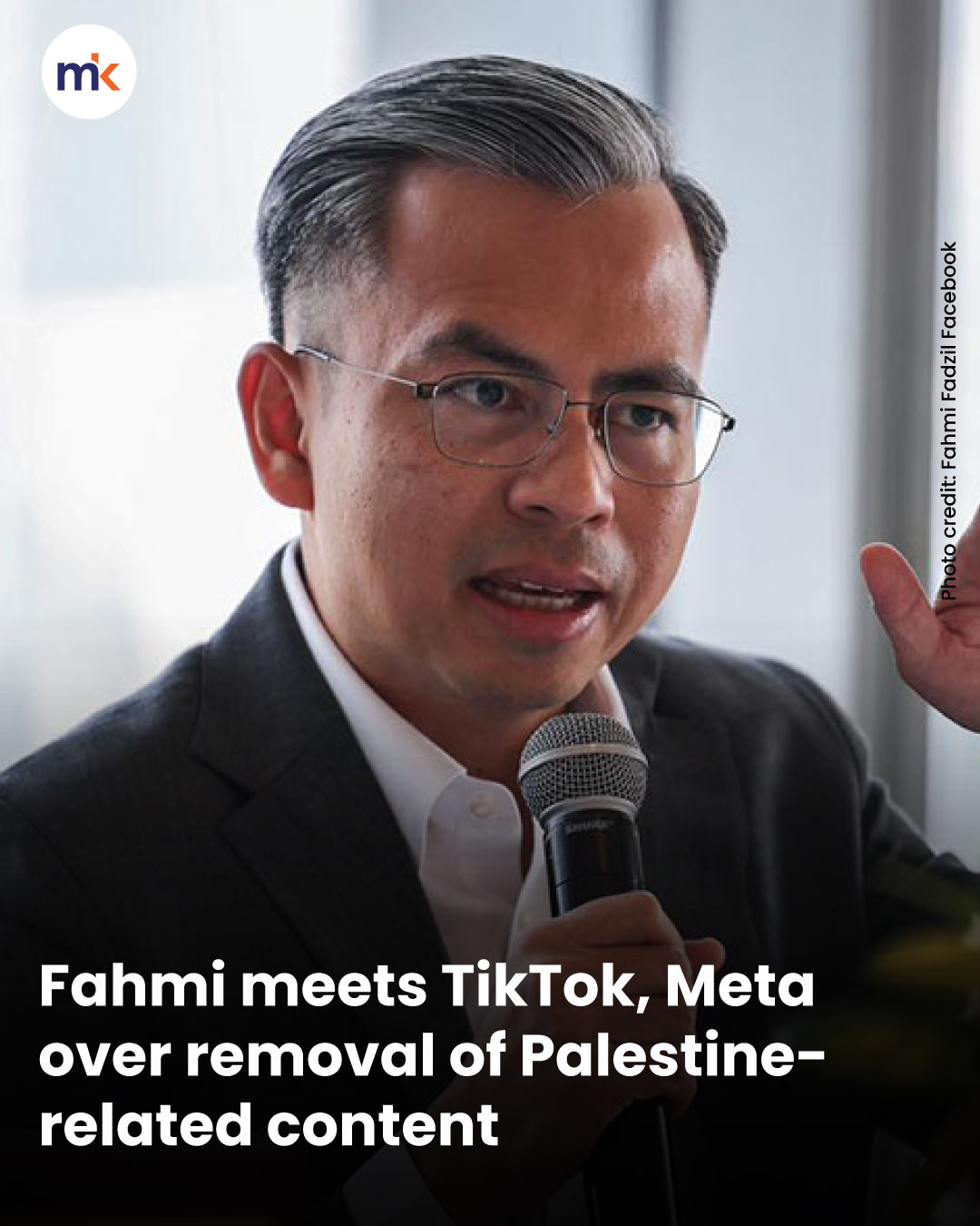 Fahmi meets TikTok, Meta over removal of Palestine-related content