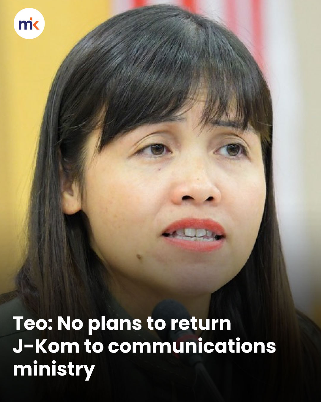 Teo: No plans to return J-Kom to communications ministry