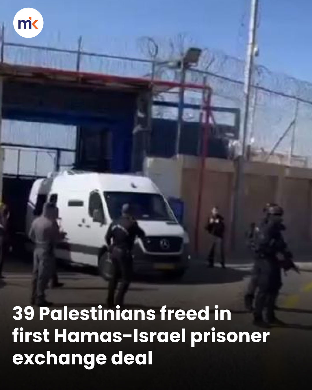 39 Palestinians freed in first Hamas-Israel prisoner exchange deal