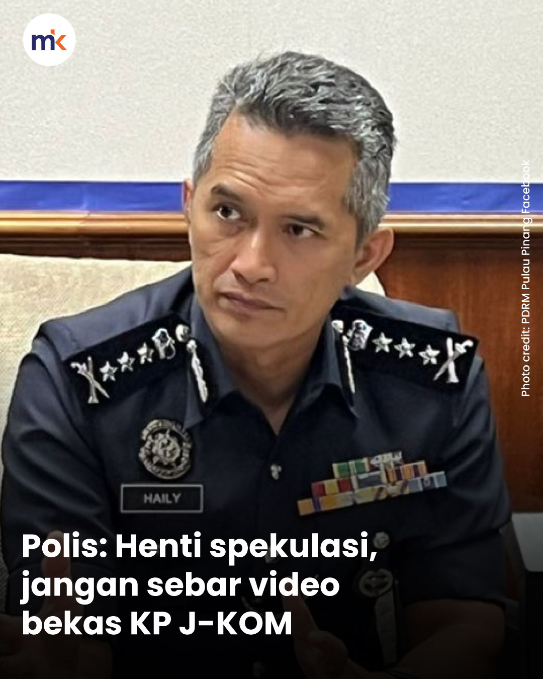 Polis: Henti spekulasi, jangan sebar video bekas KP J-KOM