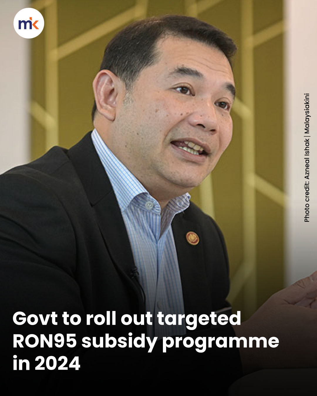 Govt to roll out targeted RON95 subsidy programme in 2024