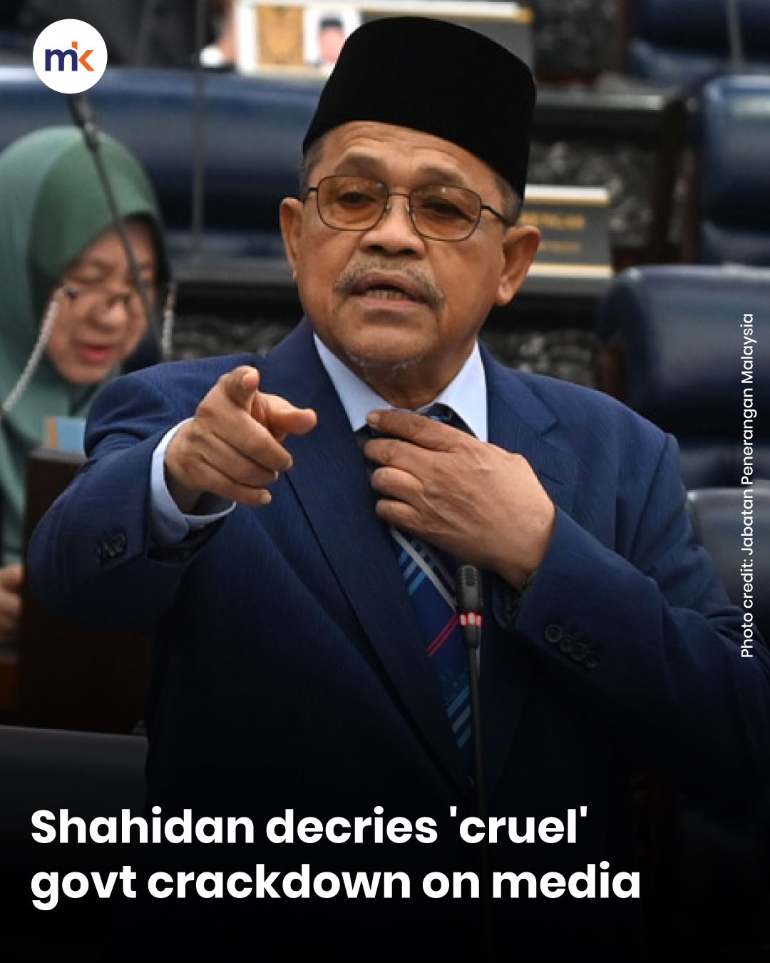 Shahidan decries 'cruel' govt crackdown on media