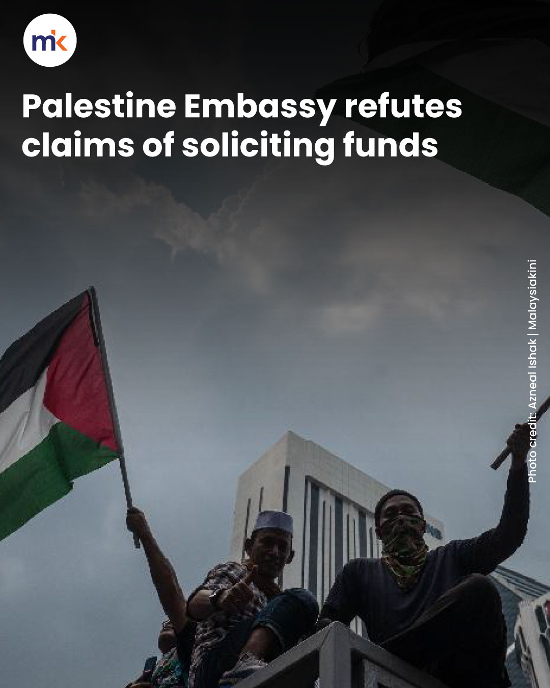 Palestine Embassy refutes claims of soliciting funds