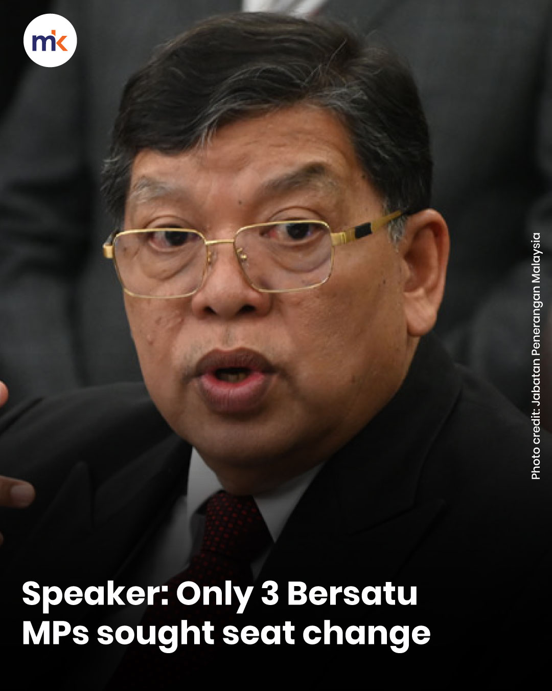 Speaker: Only 3 Bersatu MPs sought seat change