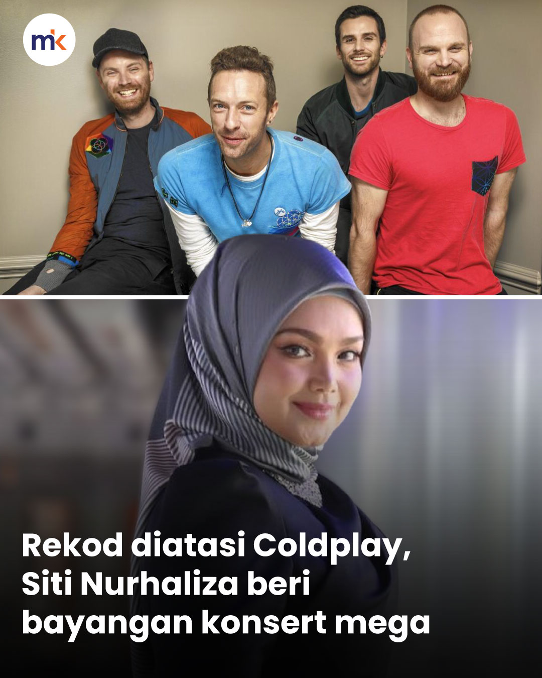 Rekod diatasi Coldplay, Siti Nurhaliza beri bayangan konsert mega