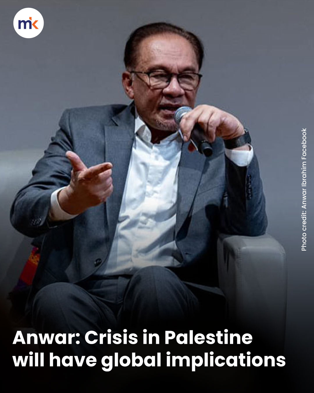 Anwar: Crisis in Palestine will have global implications