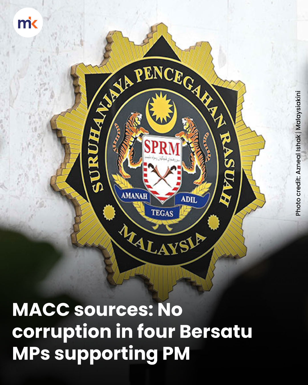 MACC sources: No corruption in four Bersatu MPs supporting PM