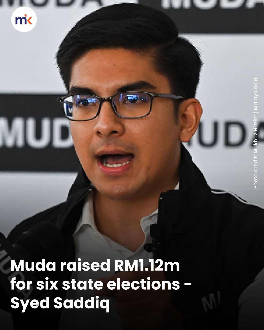 Muda raised RM1.12m for six state elections - Syed Saddiq