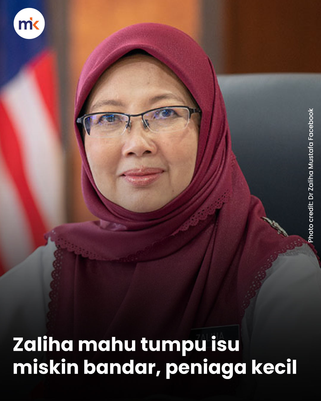 Zaliha mahu tumpu isu miskin bandar, peniaga kecil
