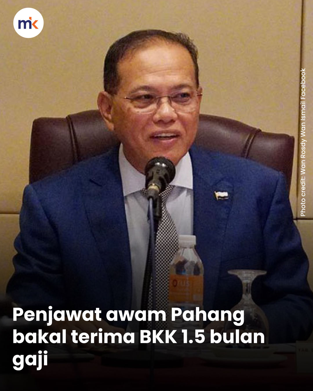 Penjawat awam Pahang bakal terima BKK 1.5 bulan gaji