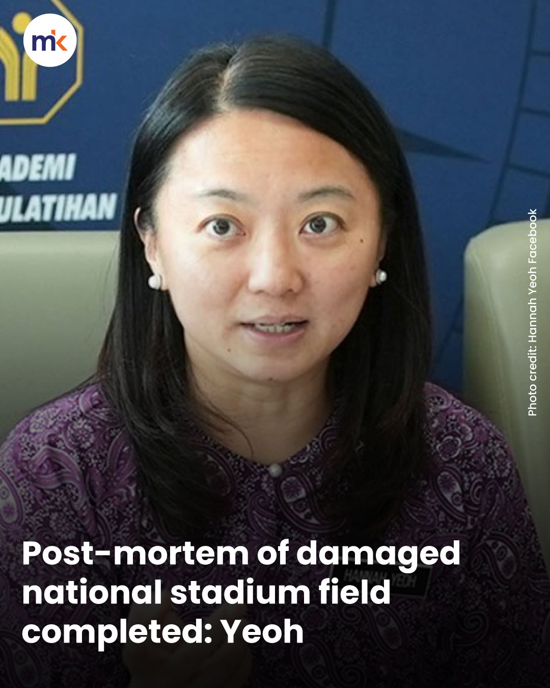 Post-mortem of damaged national stadium field completed: Yeoh