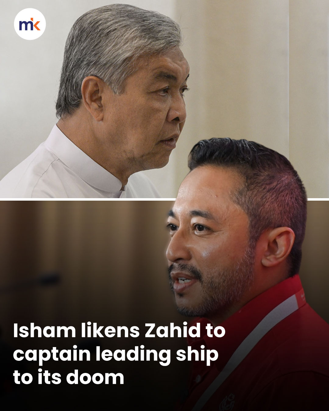Isham likens Zahid to captain leading ship to its doom