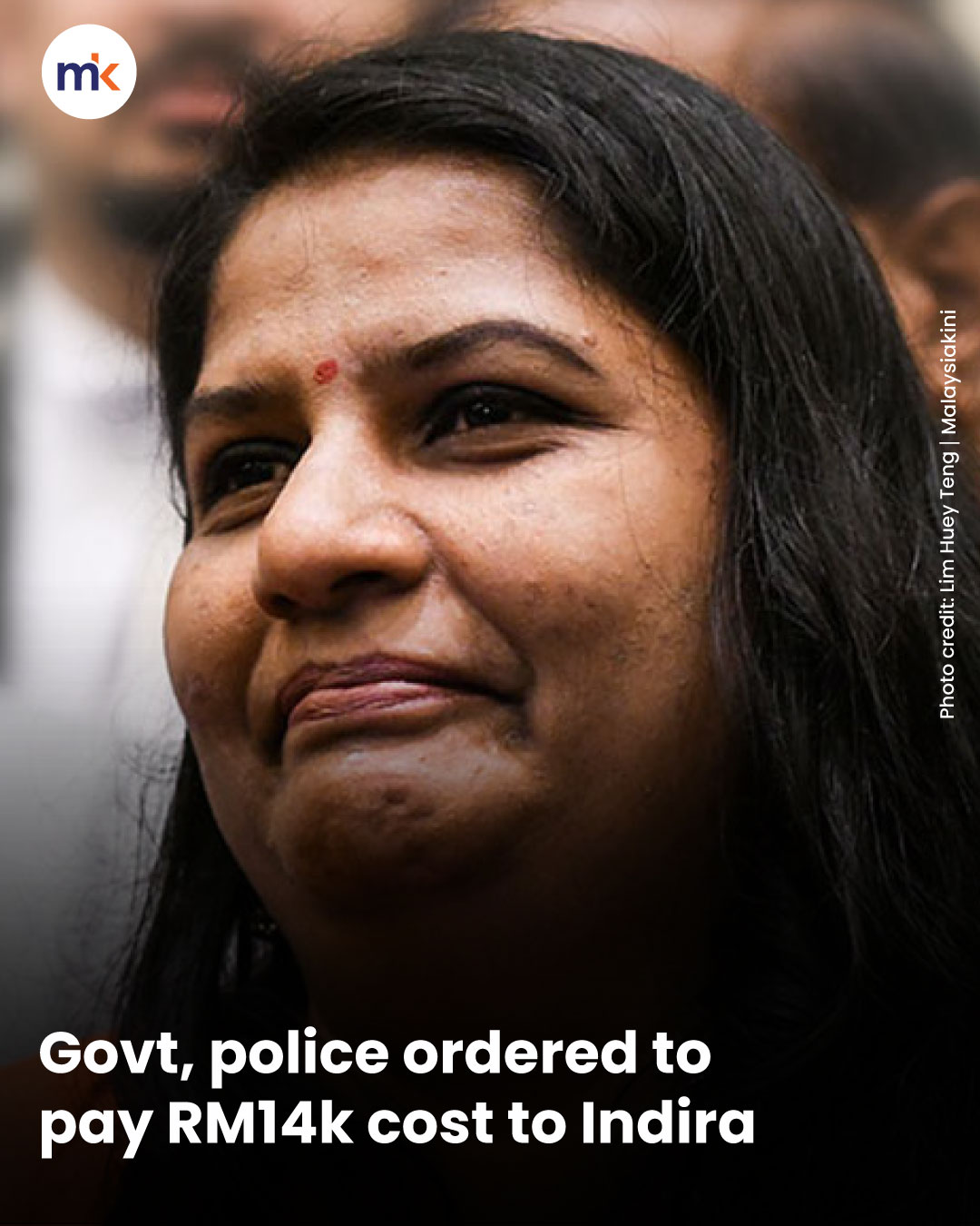 Govt, police ordered to pay RM14k cost to Indira