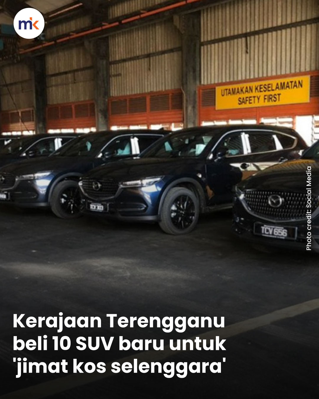 Kerajaan Terengganu beli 10 SUV baru untuk 'jimat kos selenggara'