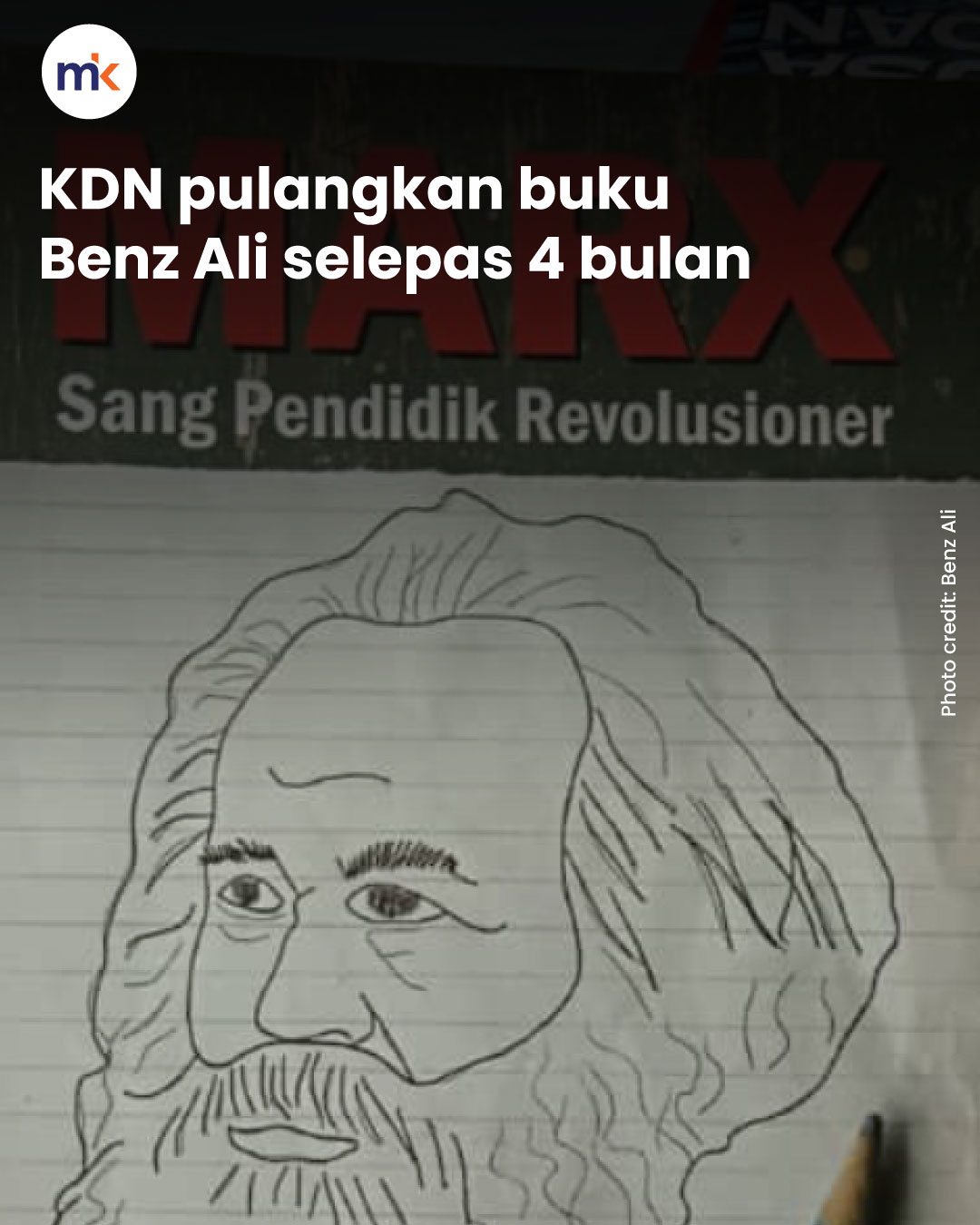 KDN pulangkan buku Benz Ali selepas 4 bulan