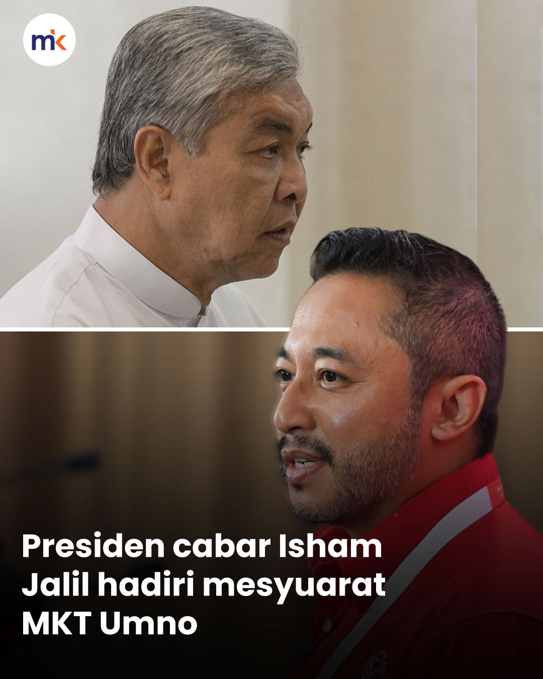 Presiden cabar Isham Jalil hadiri mesyuarat MKT Umno