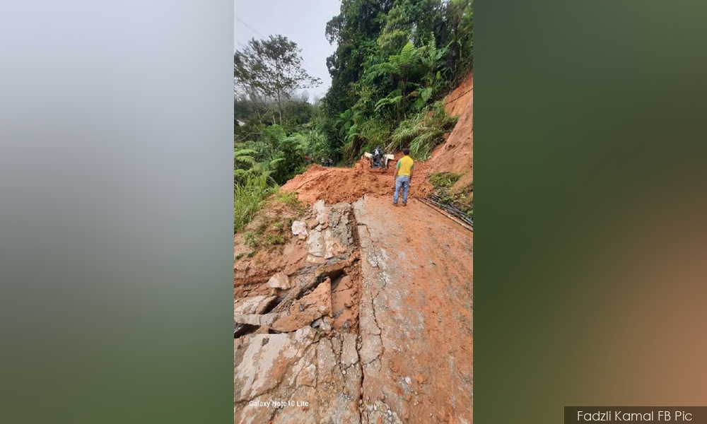 Tanah runtuh: Kabel optik putus punca gangguan komunikasi