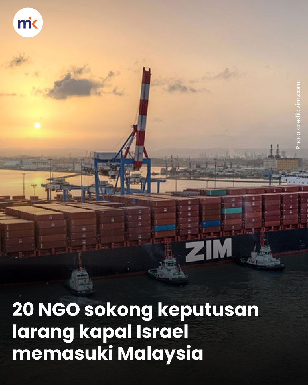 20 NGO sokong keputusan larang kapal Israel memasuki Malaysia
