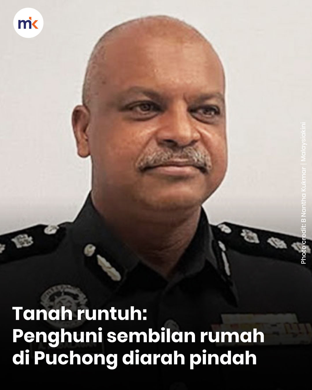 Tanah runtuh: Penghuni sembilan rumah di Puchong diarah pindah