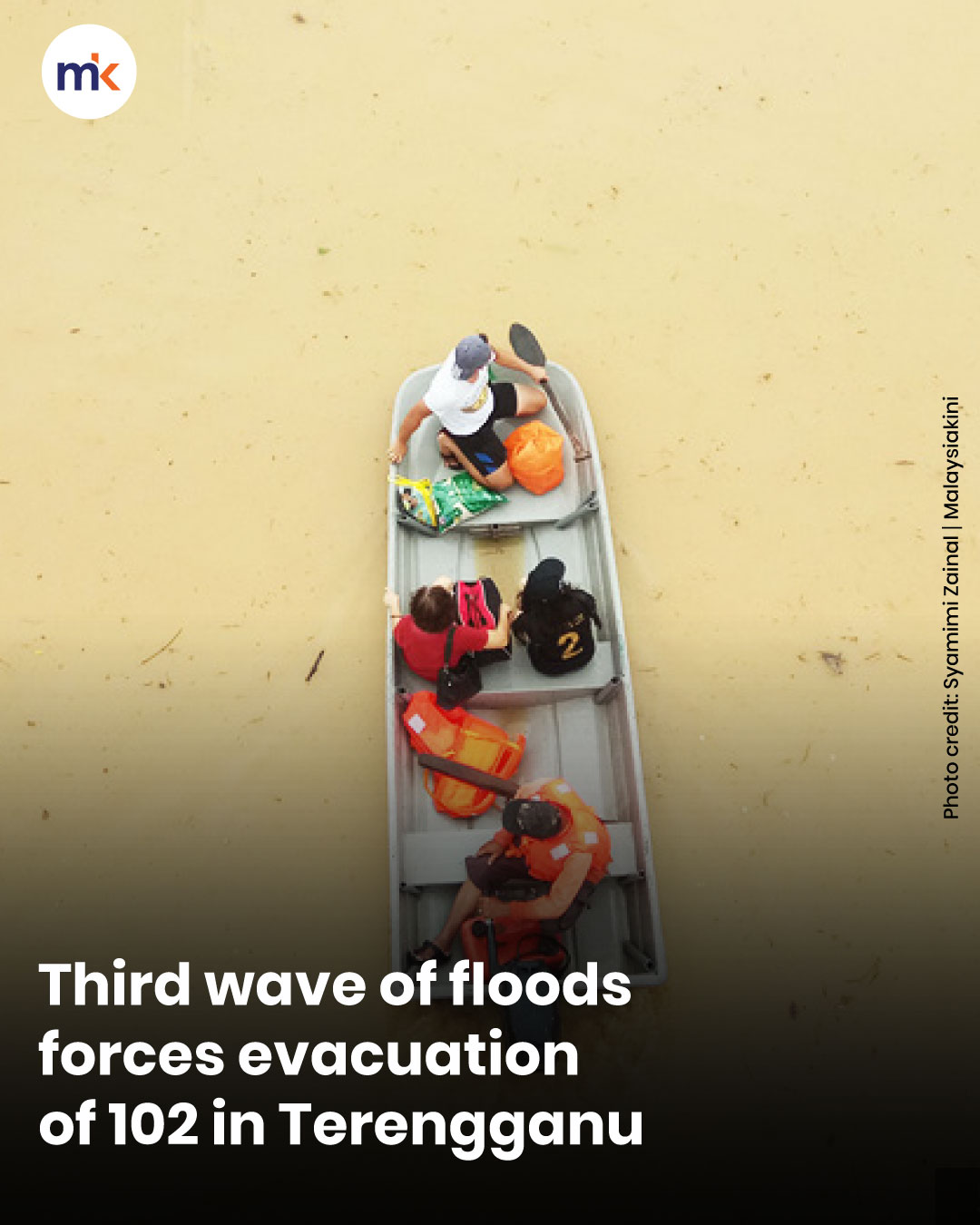 Third wave of floods forces evacuation of 102 in Terengganu
