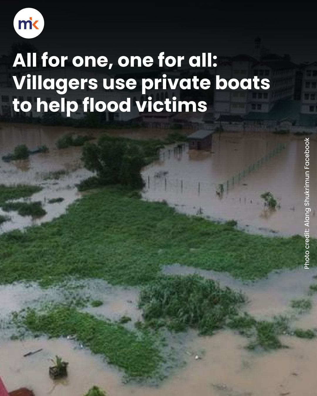 All for one, one for all: Villagers use private boats to help flood victims
