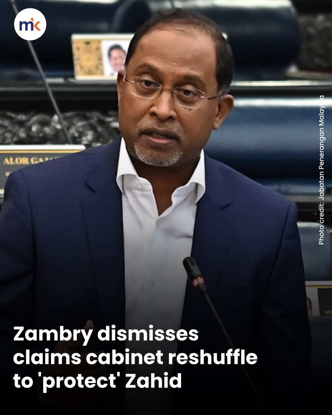 Zambry dismisses claims cabinet reshuffle to 'protect' Zahid