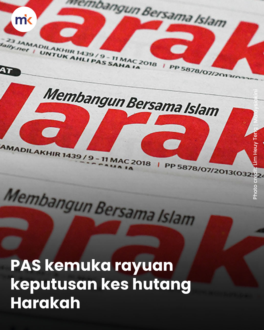 PAS kemuka rayuan keputusan kes hutang Harakah