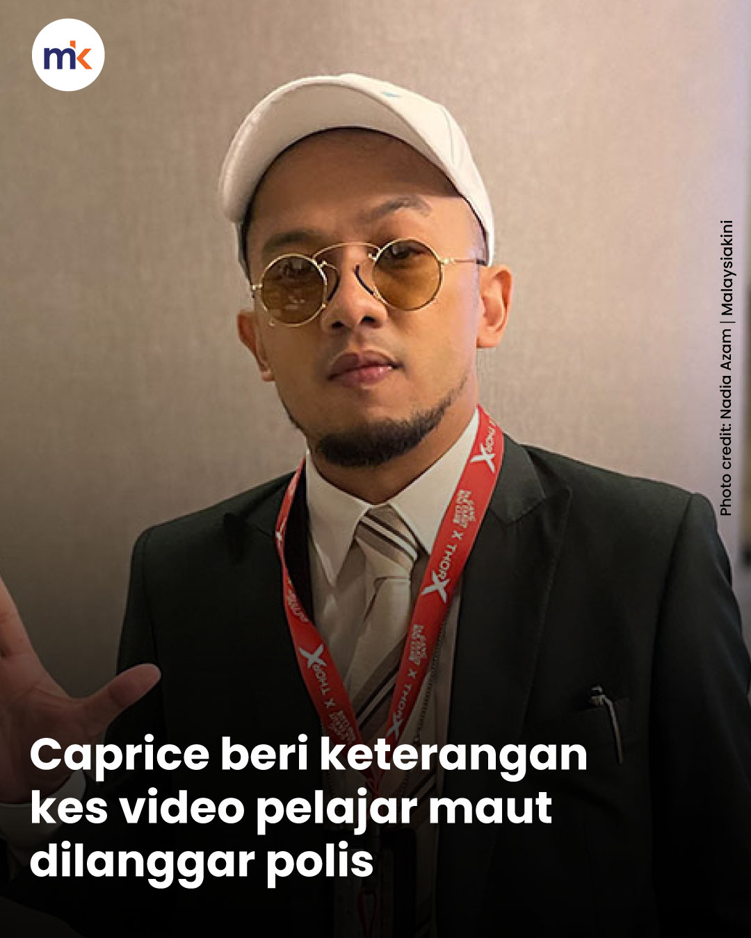 Caprice beri keterangan kes video pelajar maut dilanggar polis