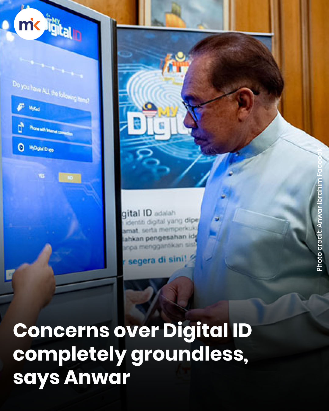 Concerns over Digital ID completely groundless, says Anwar