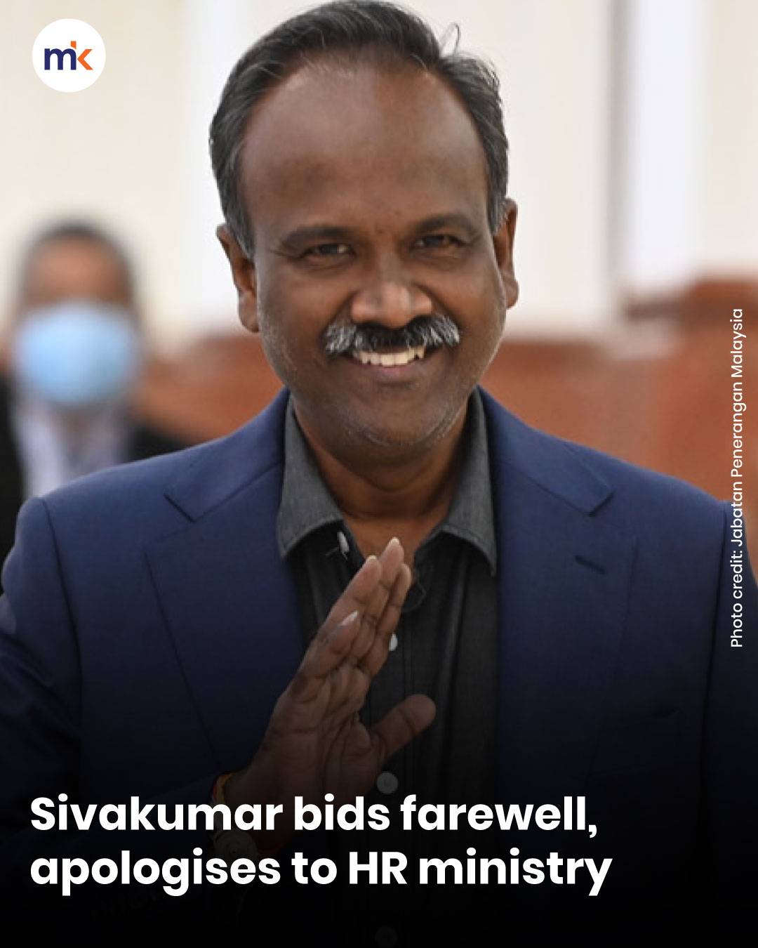 Sivakumar bids farewell, apologises to HR ministry