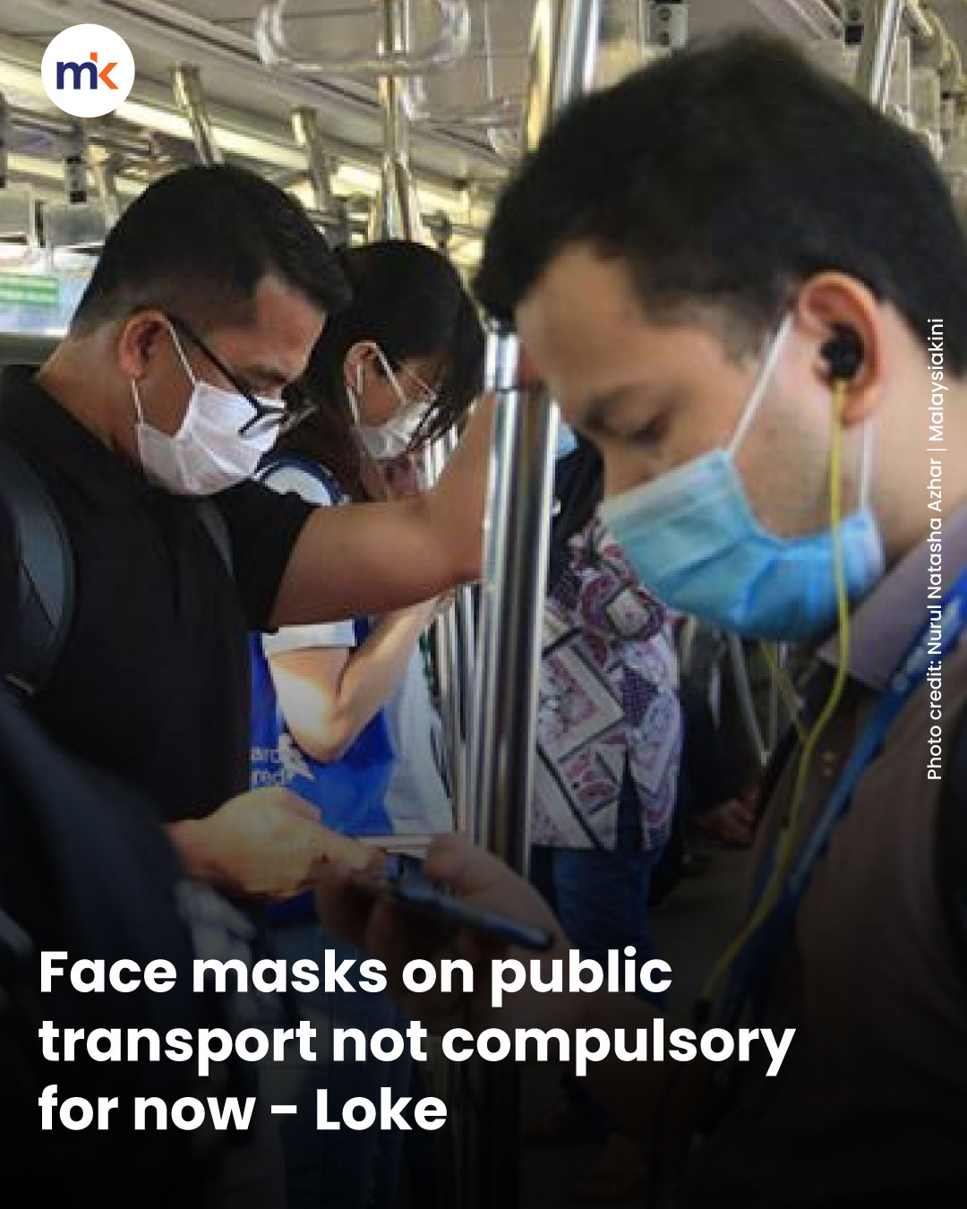 Face masks on public transport not compulsory for now - Loke